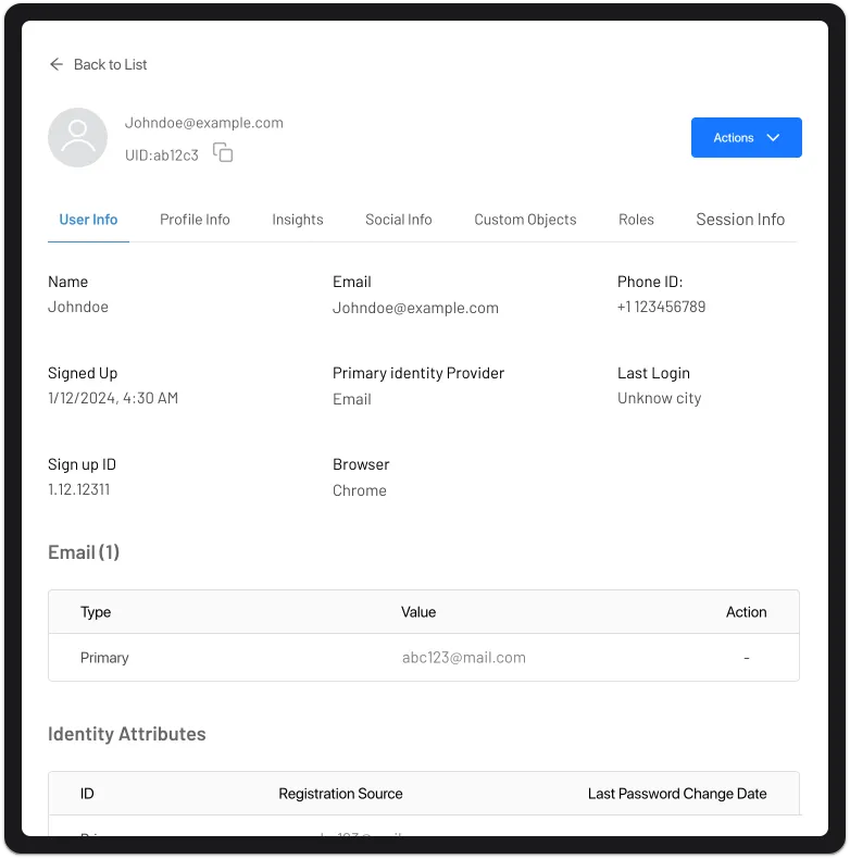 Capture Rich Social Profile Data