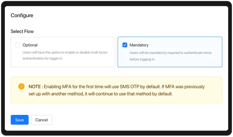 Mandatory MFA
