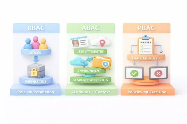 RBAC vs ABAC vs PBAC