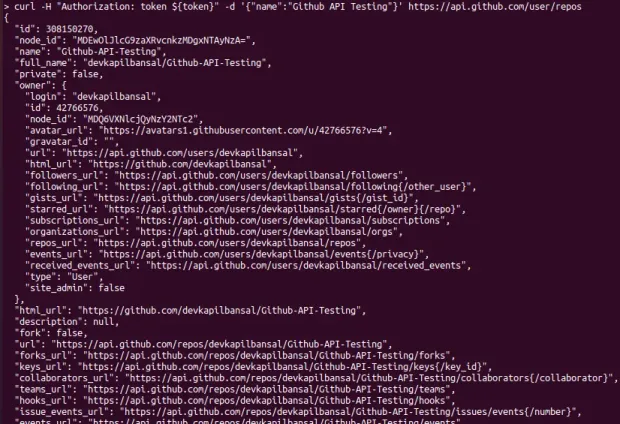 create repo