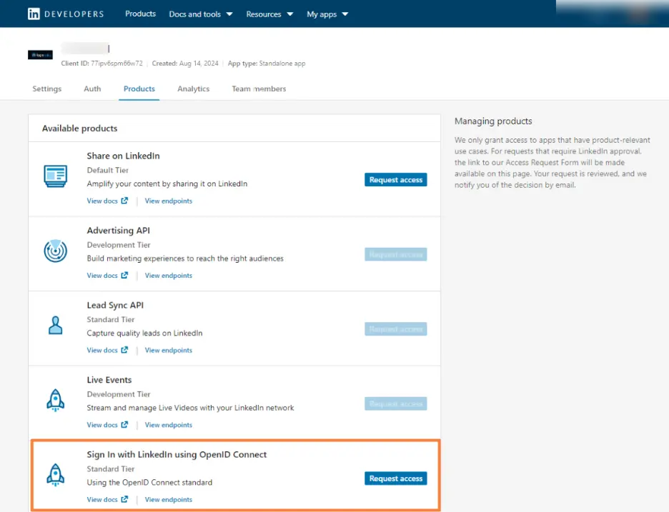Sign in with LinkedIn using OpenID Connect