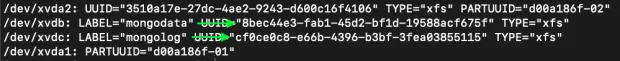 "sudo blkid"