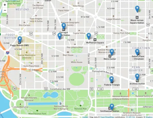 Map with Markers