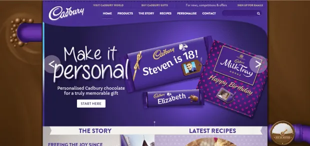 Color psychology behind Cadbury