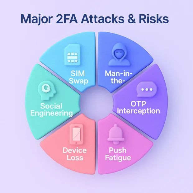 Security Risks and Modern Attack Vectors That Can Break 2FA
