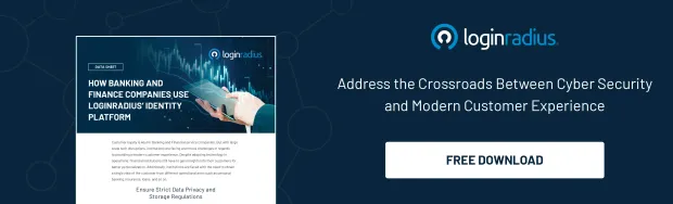 Downloadable resource from loginradius named- how banking and finance companies use loginradius identity platform