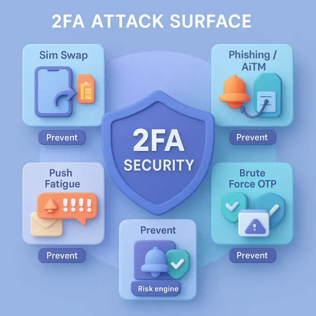 2FA Attack Surface