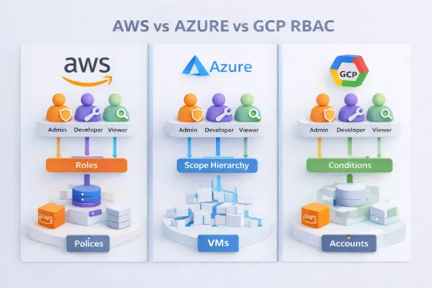 Azure vs AWS vs GCP RBAC
