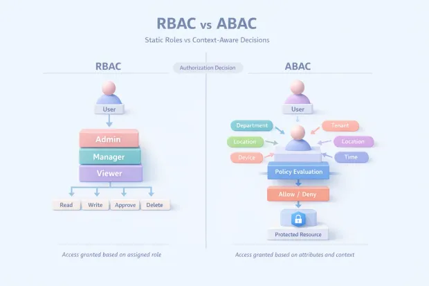 RBAC vs ABAC complete comparison