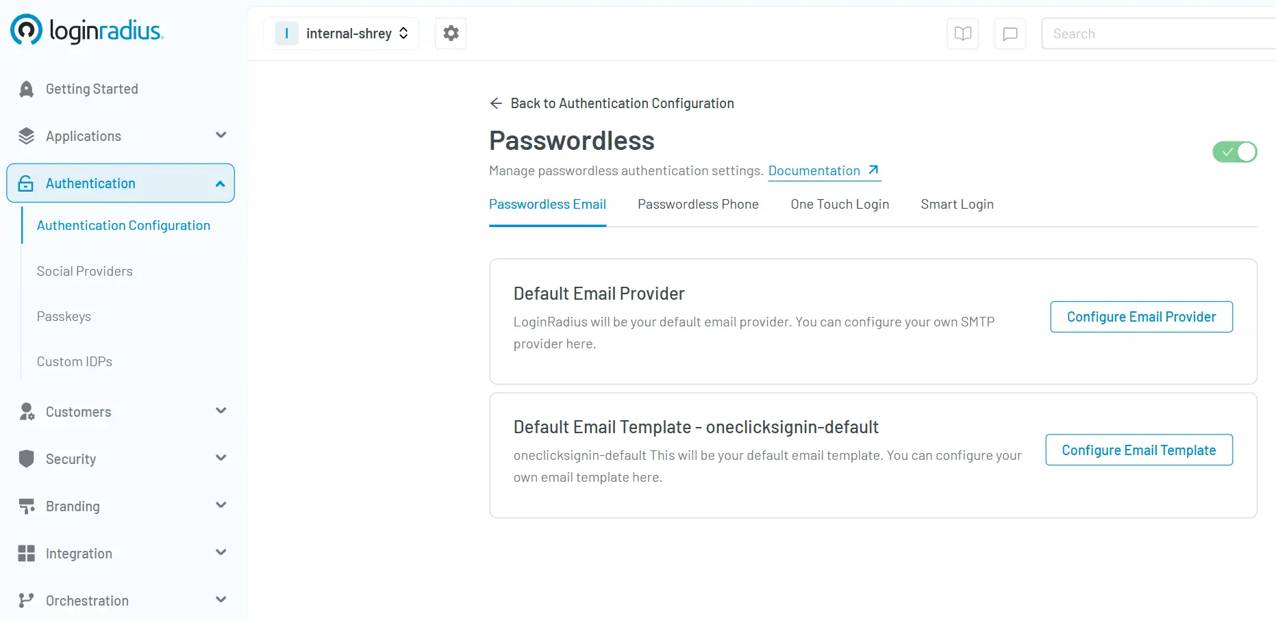 Illustration showing the LoginRadius console showing multi-factor authentication settings with mfa factors options, including email otp, sms otp, time-based otp (TOTP), and security questions configuration.