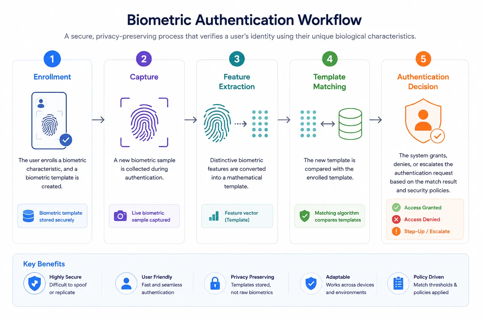 Biometric Authentication Workflow