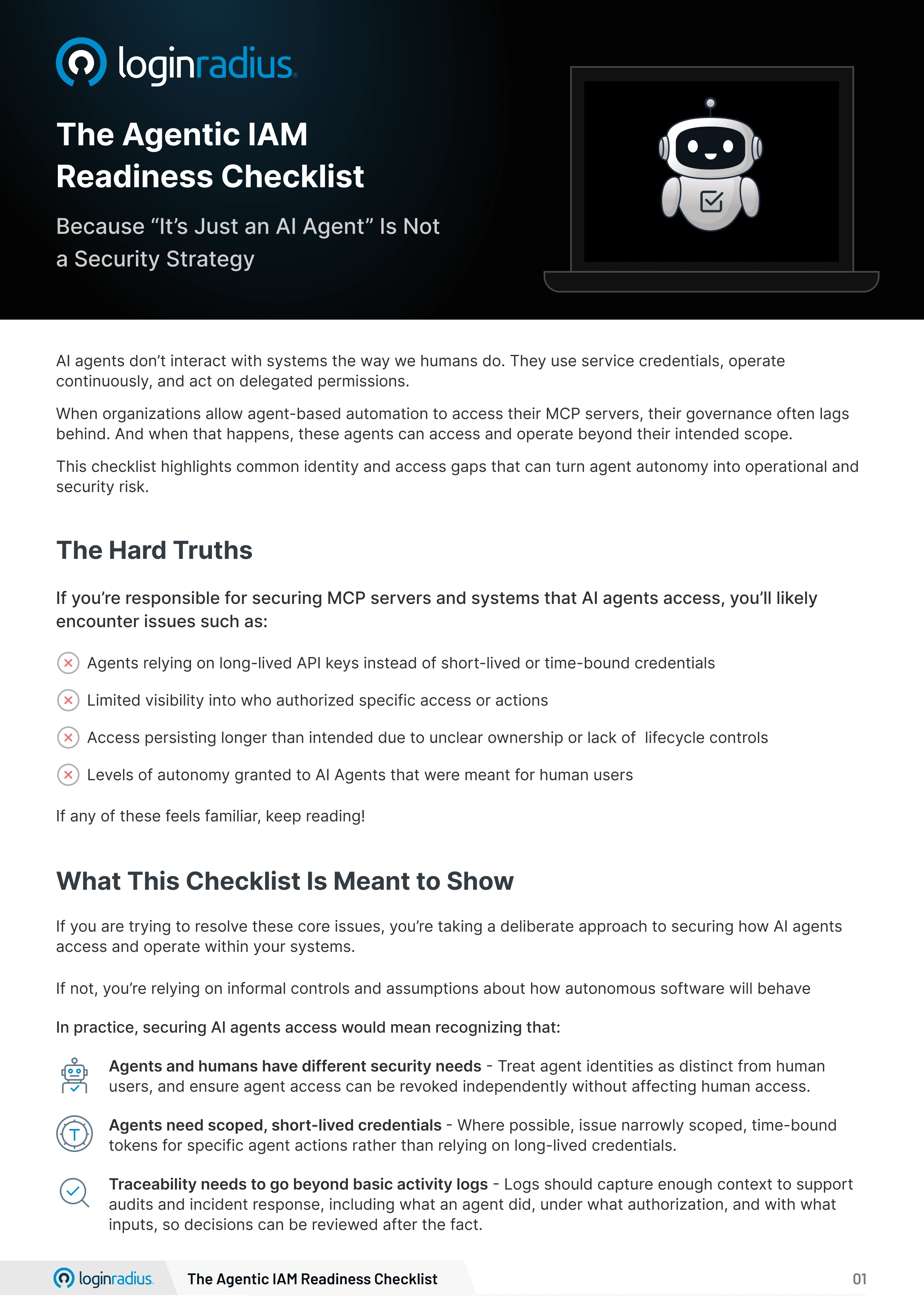 The Agentic IAM Readiness Checklist