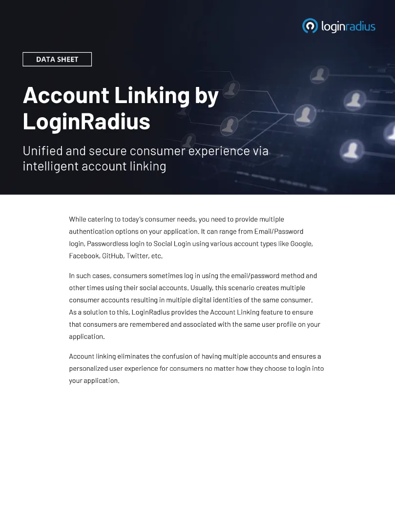 Account Linking by LoginRadius