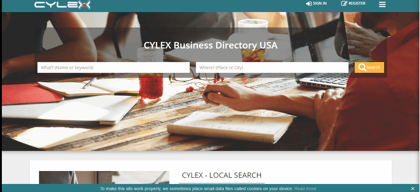 Listing your business on Cylex