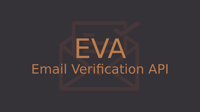 Email Verification API (EVA)