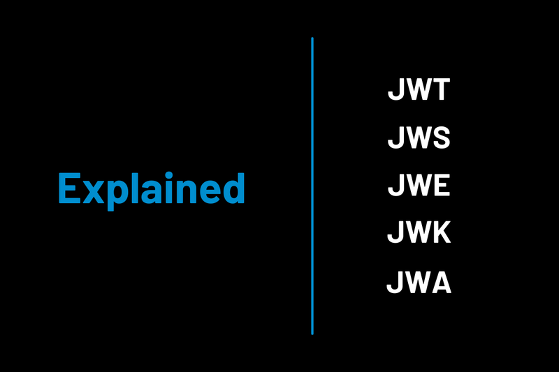 What are JWT, JWS, JWE, JWK, and JWA?