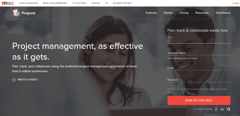 Project Management Software- Zoho Projects