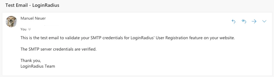 Aws Test Email