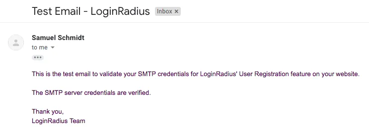 Smtp Success