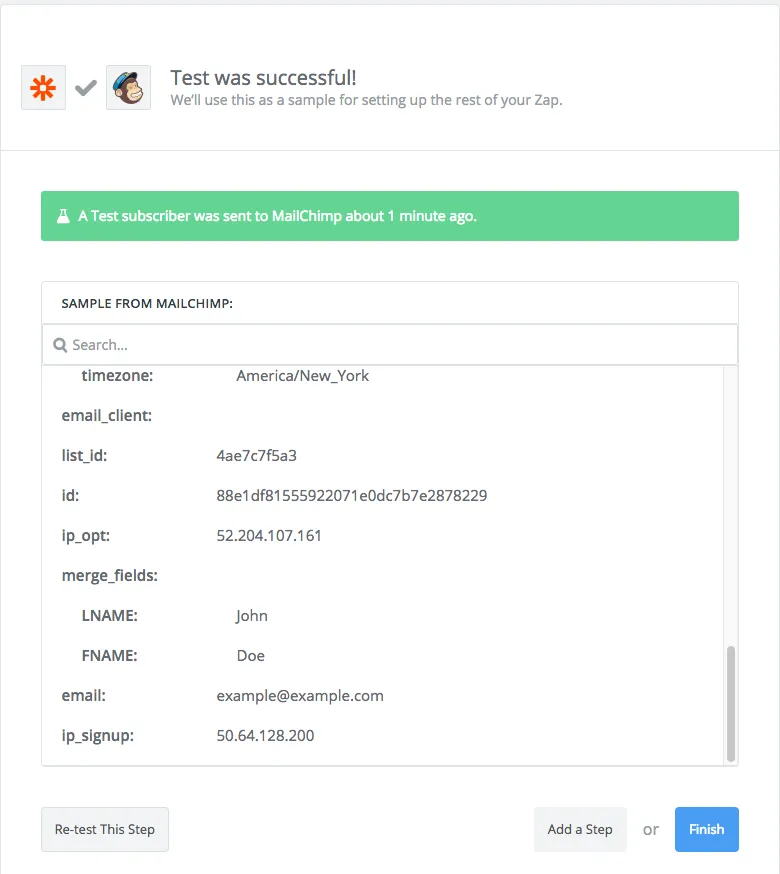 Test Successful