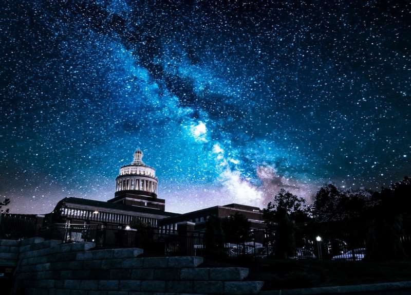 rochester city at night