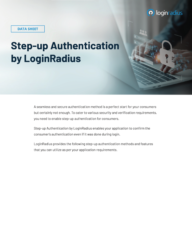 Step-Up Authentication by LoginRadius